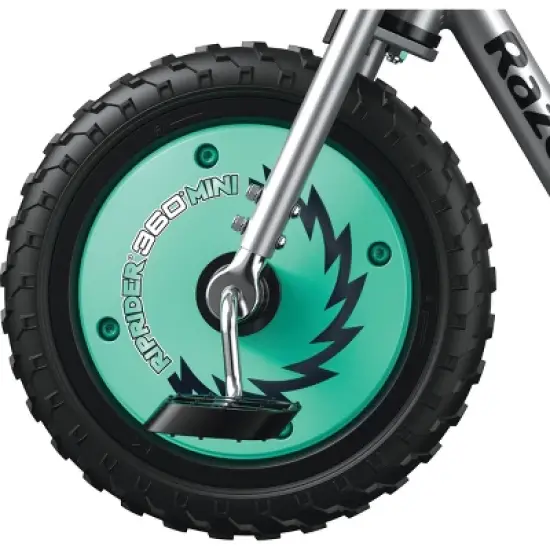 Razor Mini RipRider 360 12'' Tricycle - Gray: Steel Frame, Plastic Seat, 79 lb Capacity image {4}