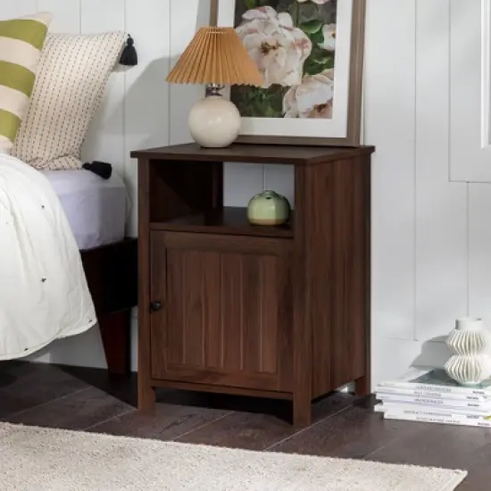 Georgia Single Door Storage Nightstand  - Saracina Home image {1}