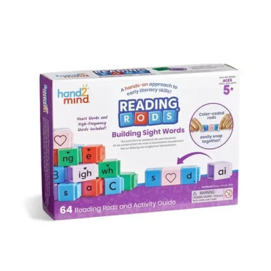 Hand2Mind Reading Rods Beginning Sight Words image {4}