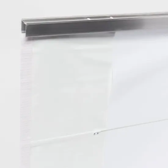 27" x 64" Blackout Roman Kids' Shade Pink with Striped - Pillowfort&trade; image {4}