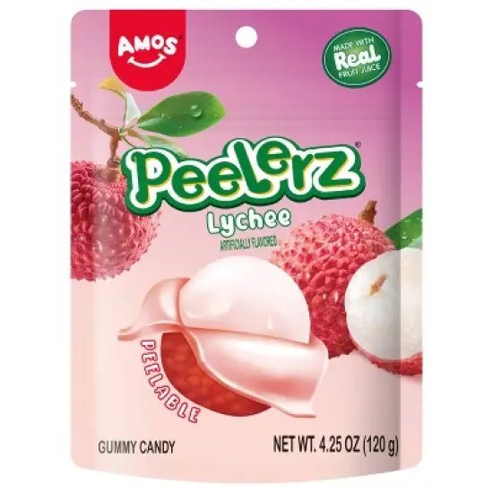 AMOS Peelerz Gummy Lychee Candy - 4.25oz image {8}