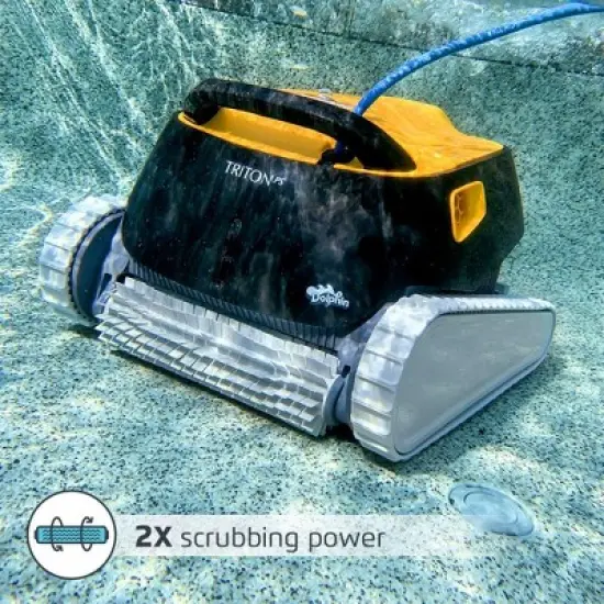 Dolphin Triton PS w/ Powerstream Inground Robotic Pool Cleaner with Ultra Fine Filter image {4}