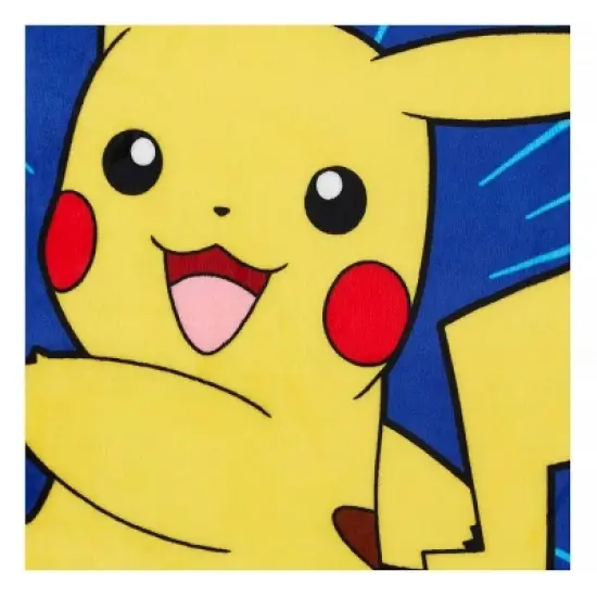 Pokemon Pikachu Light Beams and Stars Throw Blanket 46"x 60" Soft Fleece Blanket image {2}