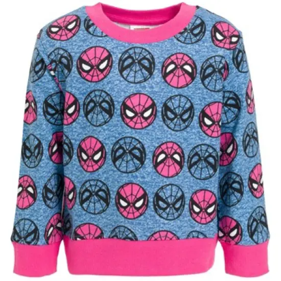 Marvel Comics Spider-Man Girls Sweatshirt Toddler to Big Kid image {2}