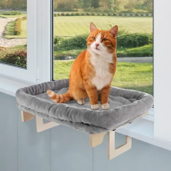 PETMAKER Cat Window Perch with Bolster image {8}