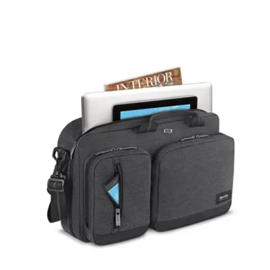 Solo Duane 16" Hybrid Laptop Bag - Black image {2}