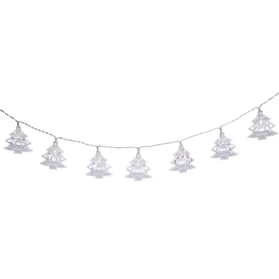 Northlight 10 B/O LED Warm White Christmas Tree and Deer Lights - 3' Clear Wire image {3}
