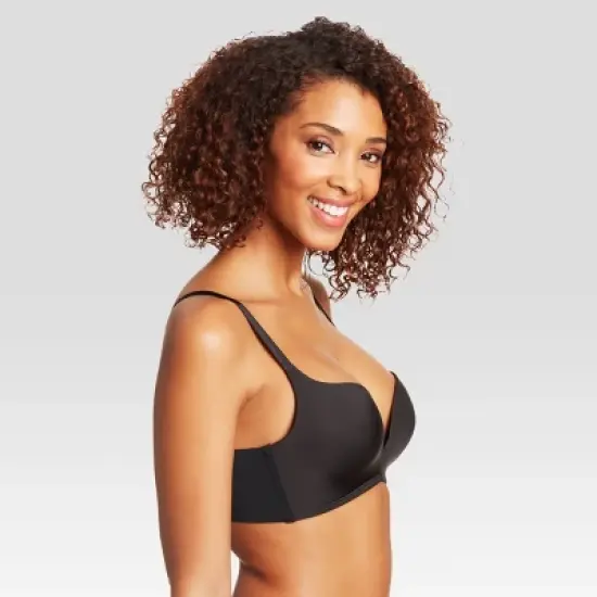 Maidenform Self Expressions Women's Wireless Plunge Push-Up Bra SE1189 image {3}