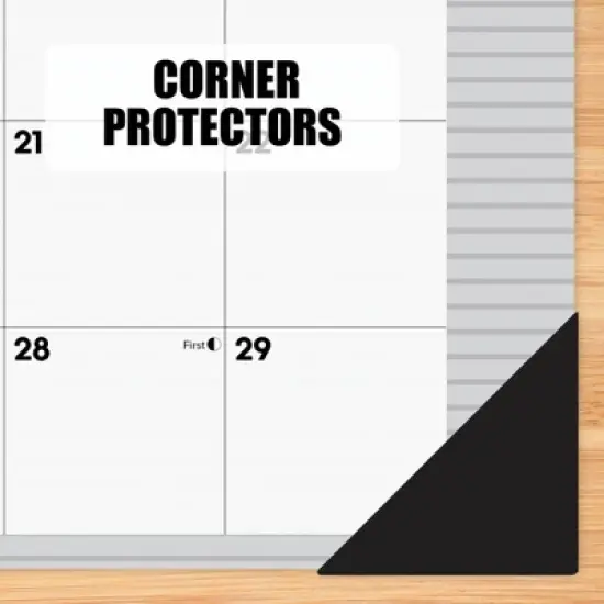 Willow Creek Press Pinstripe Academic July 2025 - June 2026 17"x12" Small Monthly Deskpad Calendar image {3}