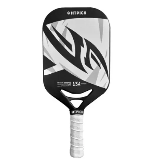 Aukfa carbon fiber pickleball racket &ndash; 14mm polypropylene honeycomb core, UV frosting process, heat press molding, lightweight professional racket image {8}