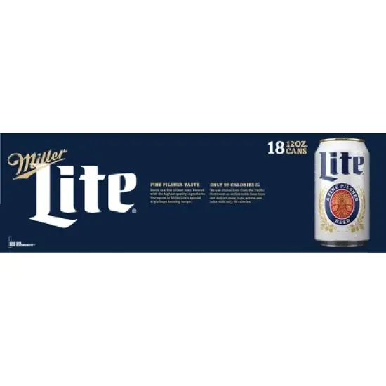 Miller Lite Beer - 18pk/12 fl oz Cans image {7}