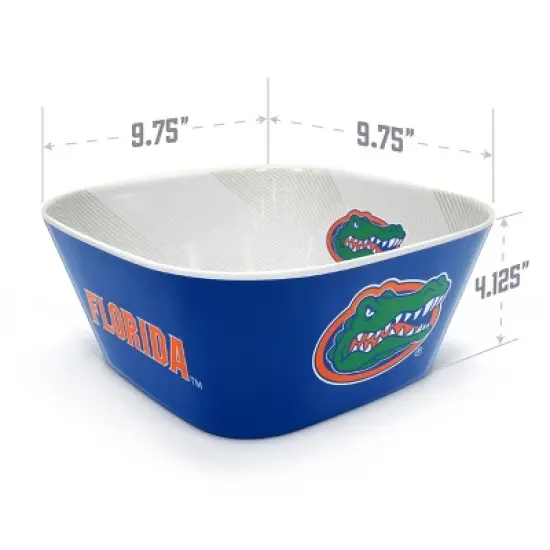 NCAA Florida Gators Serving Bowl: Melamine Rounded Square, 15 Volume Capacity image {3}