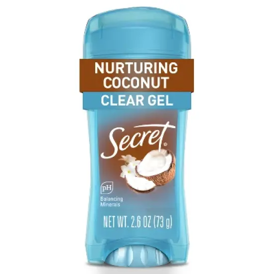 Secret Fresh Clear Gel Antiperspirant & Deodorant - Coconut Scent - 2.6oz image {10}
