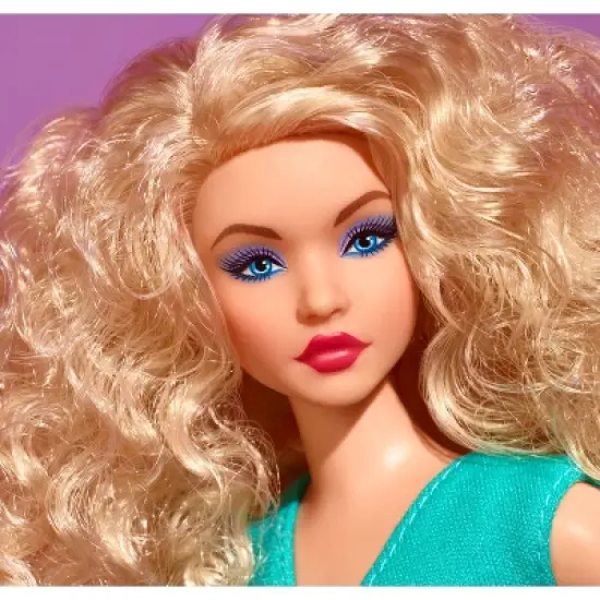 Barbie Looks Doll with Blonde Hair and Purple Shorts image {2}