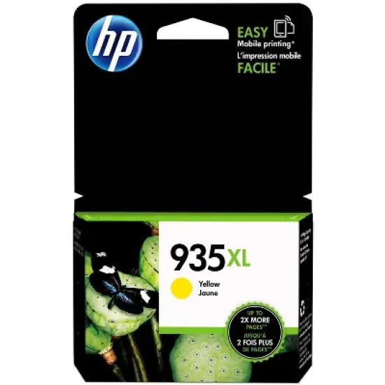 HP 935XL High Yield Yellow Original Ink Cartridge, ~825 pages, C2P26AN#140 image {6}
