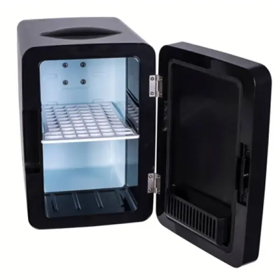 9 Can Mini Beauty Lighted Mirror Fridge image {4}