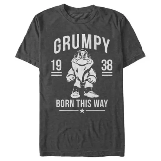 Men's Snow White and the Seven Dwarves Grumpy Born This Way T-Shirt image {4}
