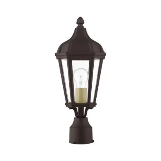 Livex Lighting Morgan 1 - Light Post Light in  Bronze image {1}