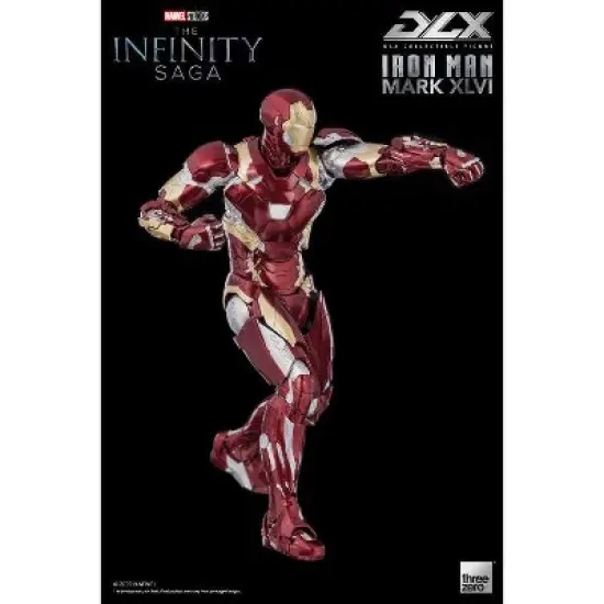 Iron Man Mark 46 1:12 Scale Figure | Threezero The Avengers Infinity Saga DLX Action figures image {4}
