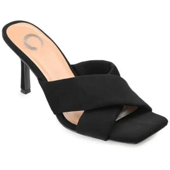 Journee Collection Womens Oppal Tru Comfort Foam Open Toe Mid Stiletto Pumps image {9}