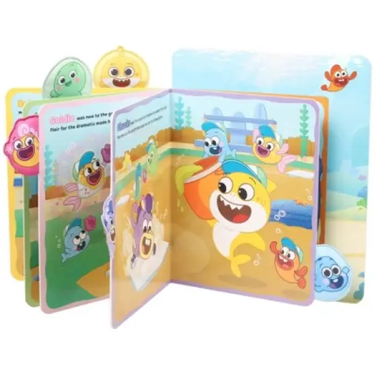 Baby Shark's Big Show: Baby Shark Plays Barnacle Ball - (Board Books with Cloth Tabs) by  Grace Baranowski (Board Book) image {2}