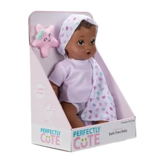 Perfectly Cute Bathtime Baby Doll - Brown Hair image {2}