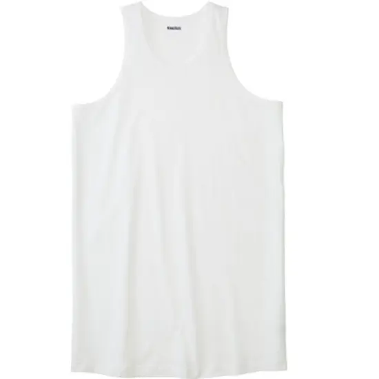 KingSize Men's Big & Tall Shrink-Less&trade; Lightweight Longer-Length Tank image {12}