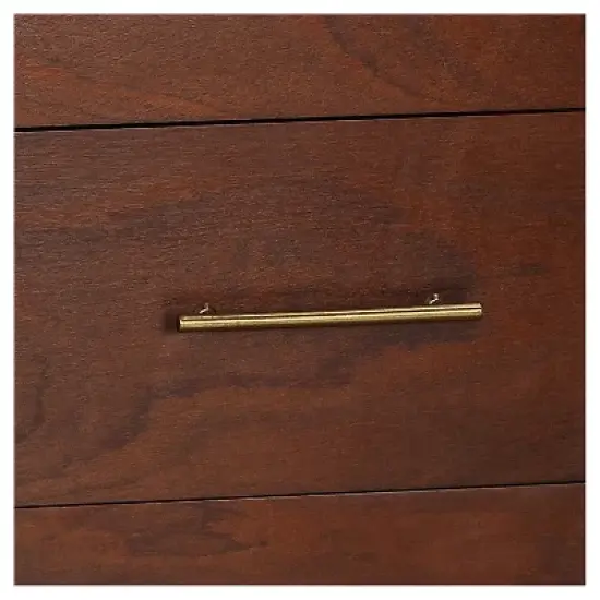 Leon Mid Century Desk Walnut - Angelo:HOME image {2}