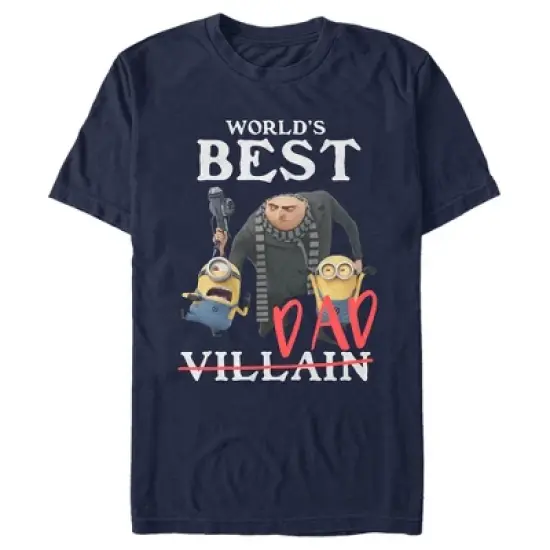 Men's Despicable Me World's Best Dad Gru and Minions T-Shirt image {4}