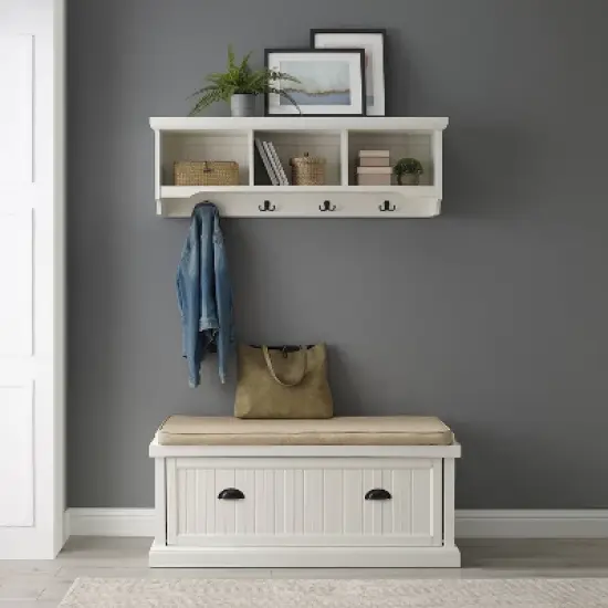 2pc Seasie Entryway Set White - Crosley image {6}
