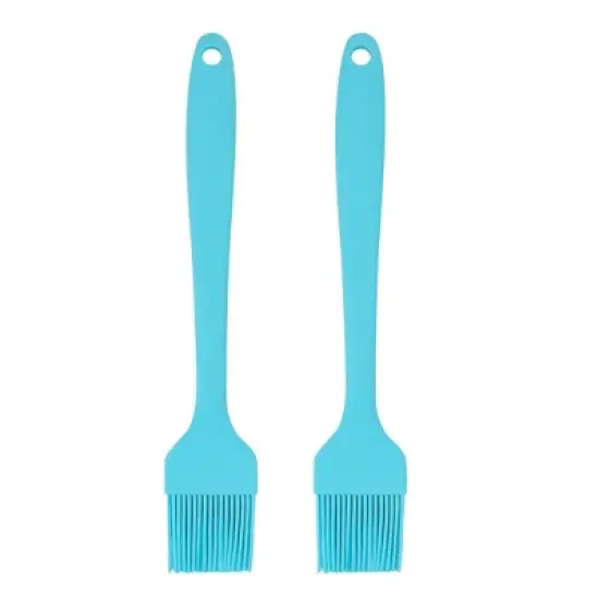 Unique Bargains Silicone Heat Resistant Cooking Essential Pastry Brush 2 Pcs image {4}