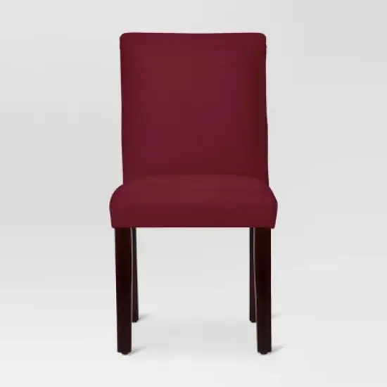 Velvet Parsons Dining Chair - Threshold image {9}