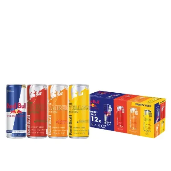 Red Bull Variety Pack Energy Drink - 12pk/8.4 fl oz Cans image {8}
