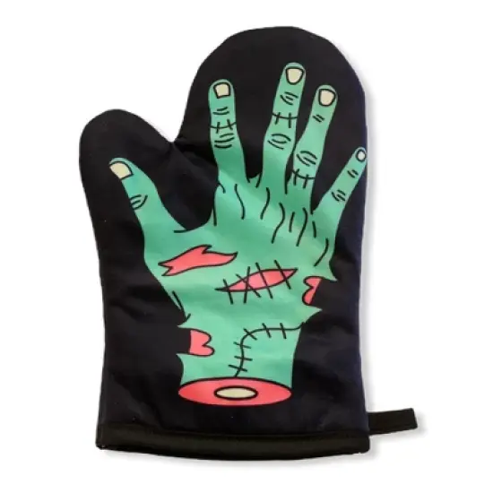Zombie Hand Oven Mitt Funny Halloween Undead Graphic Novelty Kitchen Accessories - Crazy Dog Bakeware For Halloween Season image {7}