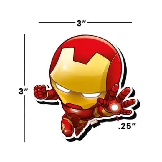 NMR Distribution Marvel Iron Man Chibi Funky Chunky Magnet image {3}