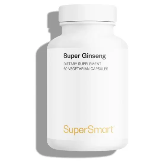 SuperSmart Super Ginseng 30% 2000mg per Day - Radix Panax Ginseng Supplement - Ginseng CA Meyer | Non-GMO & Gluten Free - 60 Vegetarian Capsules image {8}