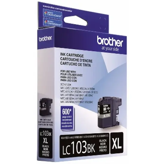 Brother LC103BK Innobella High-Yield Ink Black image {5}