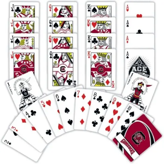MasterPieces Officially Licensed NCAA South Carolina Gamecocks Playing Cards - 54 Card Deck for Adults image {2}