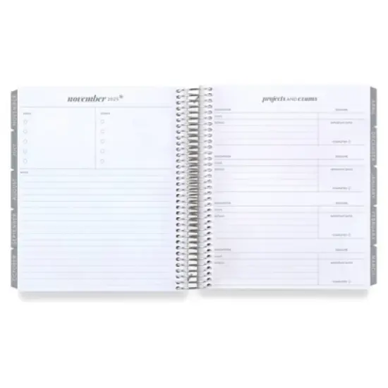 Inspired by Erin Condren July 2025 - June 2026 Academic Planner 7"x9" Modern Geometric image {2}