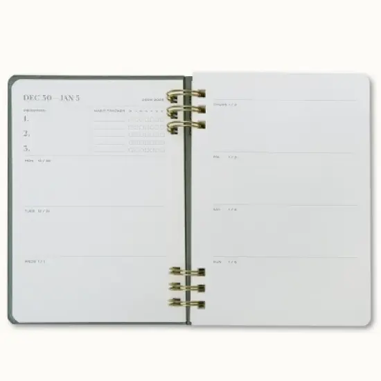 Wit & Delight 2025 Weekly/Monthly Planner 8"x5.75" Double Spiral Evergreen: Calendar, January-December, All Ages image {10}