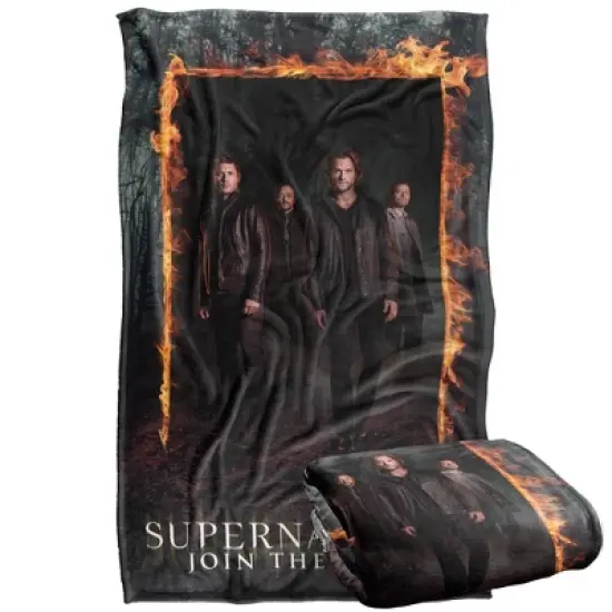 Supernatural Fire Frame Silky Touch Super Soft Throw Blanket 36" x 58" image {7}