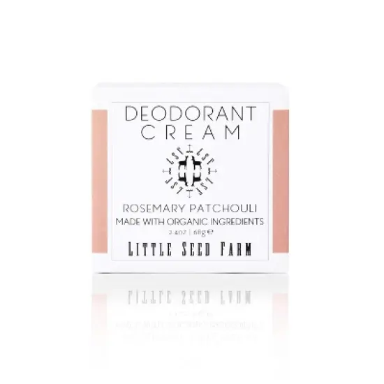 Little Seed Farm All-Natural Deodorant Cream (2.4 oz) | Aluminum-Free, Rosemary Patchouli Deodorant for Women & Men image {2}