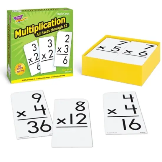 TREND Multiplication 0-12 All Facts Skill Drill Flash Cards image {2}