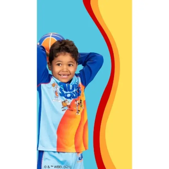 SPACE JAM Looney Tunes Pajama Shirt and Pants Sleep Set Little Kid to Big Kid image {1}