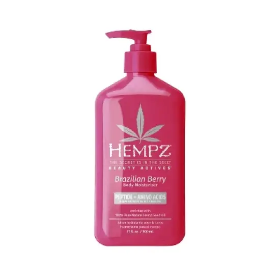 Hempz Beauty Actives Body Lotion with Firming Peptide + Amino Acids - Brazilian Berry - 17 fl oz image {9}