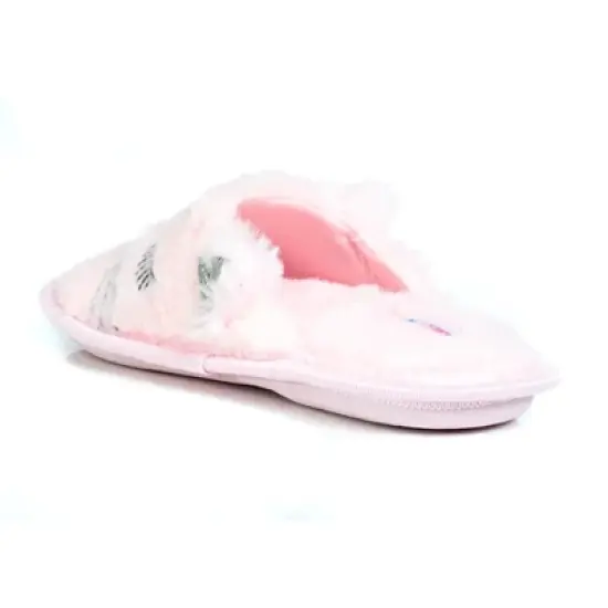 Limited Too Girl's Fuzzy Cat House Slippers for Kids image {4}