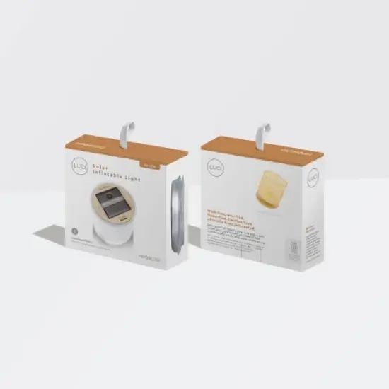 Luci Candle Lit Solar LED Outdoor Lantern Amber image {3}