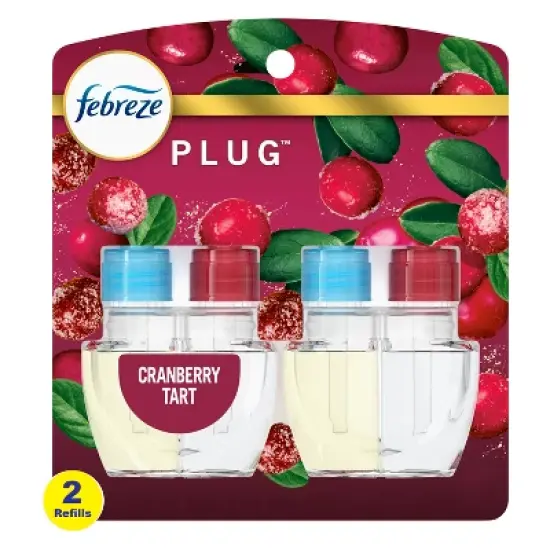 Febreze Plug Dual Air Freshener Refill - Cranberry Crumble - 0.87 fl oz/2ct image {14}