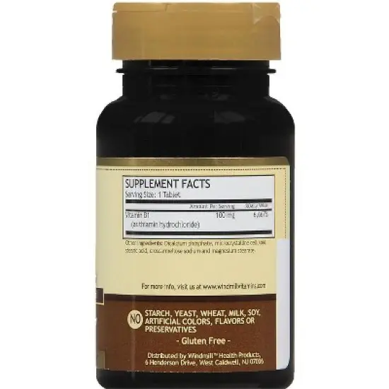 Windmill Vitamin B-1 ,100 mg - 100 Ct image {1}