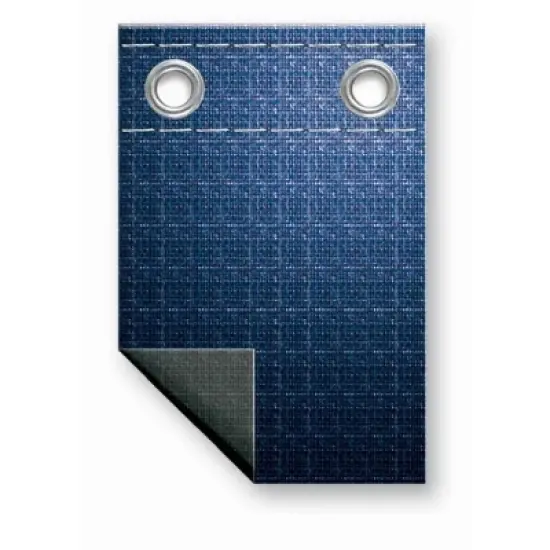 Swim Central 37' Blue Rectangular In-Ground Swimming Pool Winter Cover image {1}